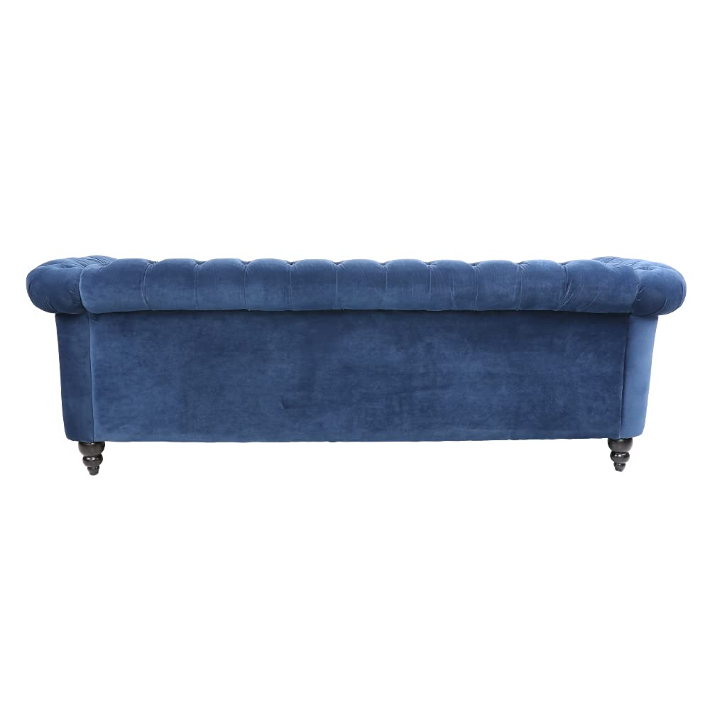 Blue Velvet 3 Seater Sofa F747593