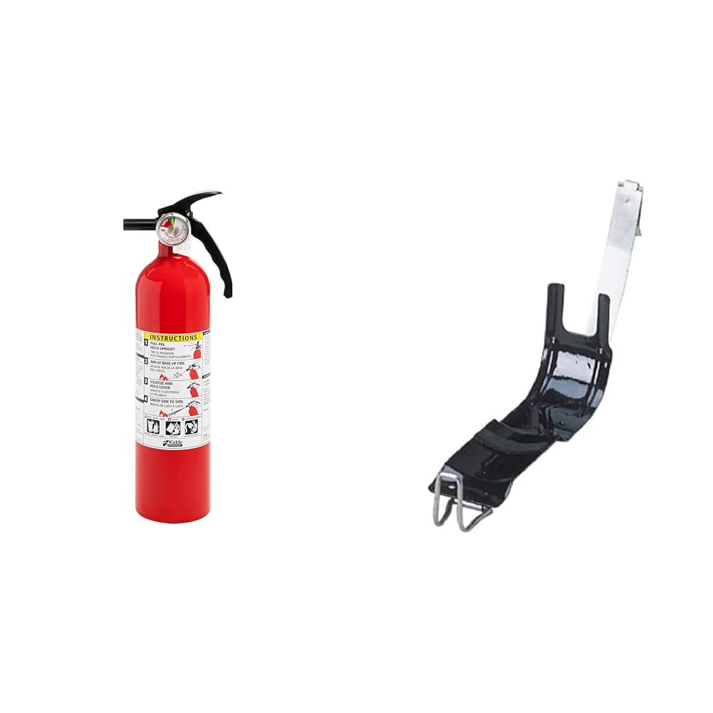 Red Dry Chemical Fire Extinguisher with Mounting Bracket X9293