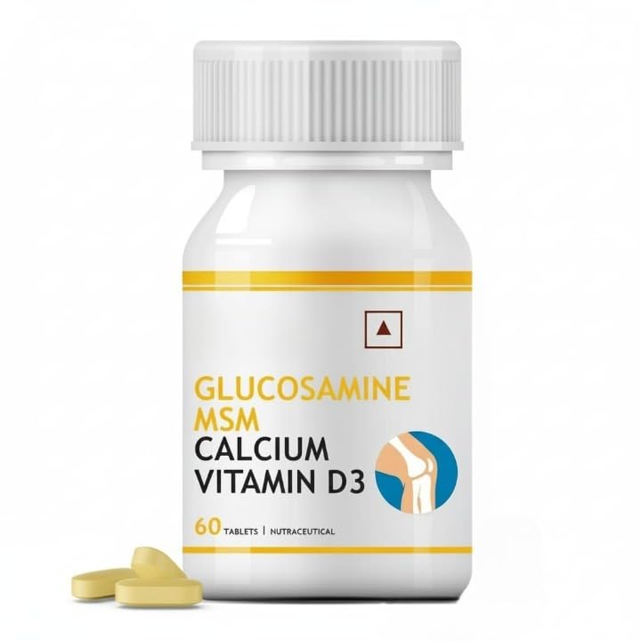 Glucosamine Tablets with MSM Calcium & Vitamin D3 60 Tablets P9209