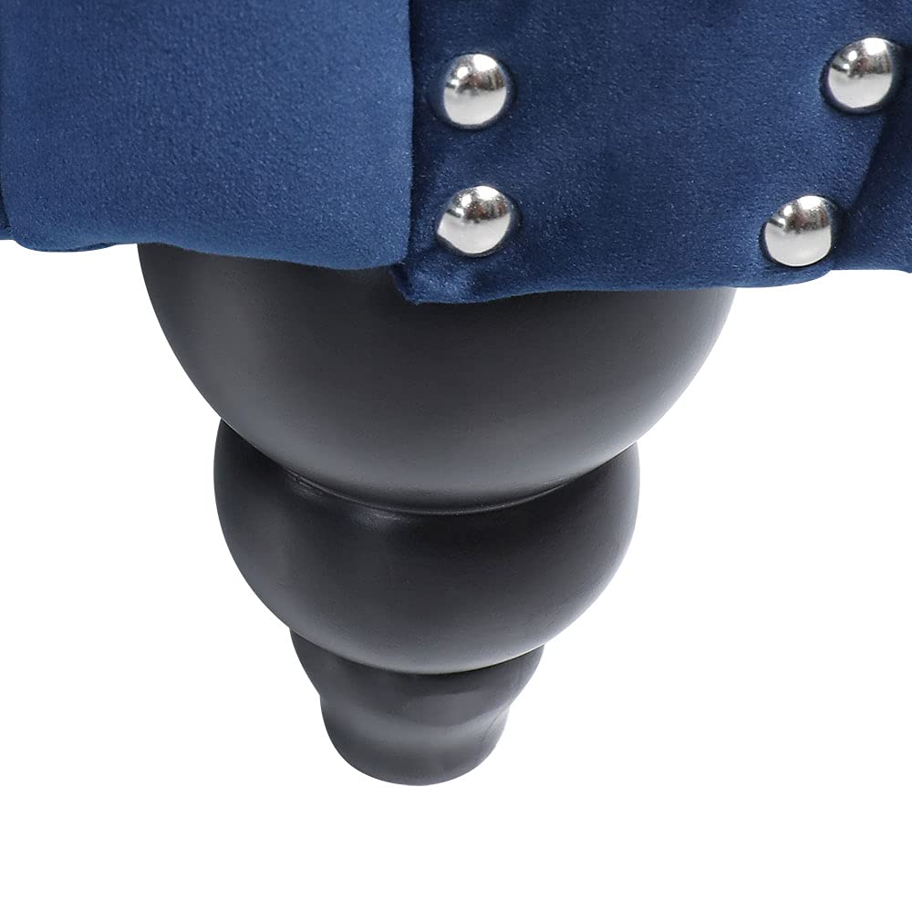Blue Velvet 3 Seater Sofa F747593