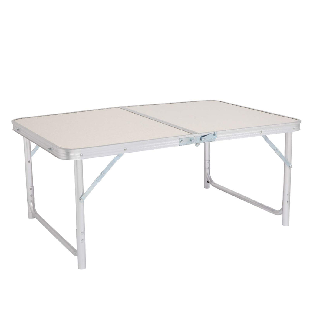 Folding Aluminum Camping Table White 3 FT G9004