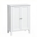 White Free Standing Bathroom Cabinet with Adjustable Shelf B314878