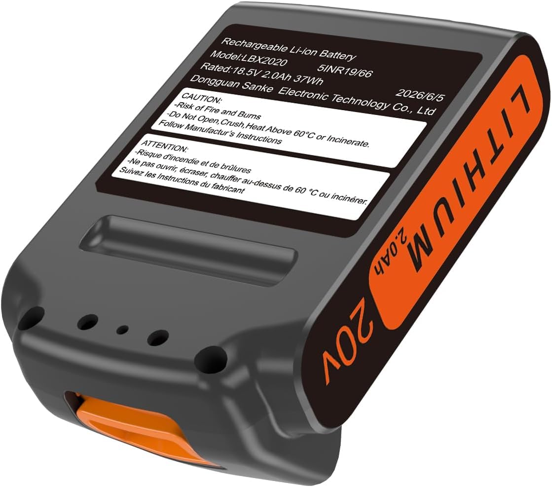 20 Volt 2.0AH Lithium-Ion Battery Replacement A125196