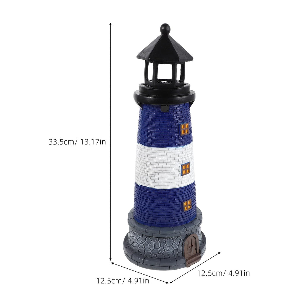 Solar Lighthouse Lamp with LED Lights M3357