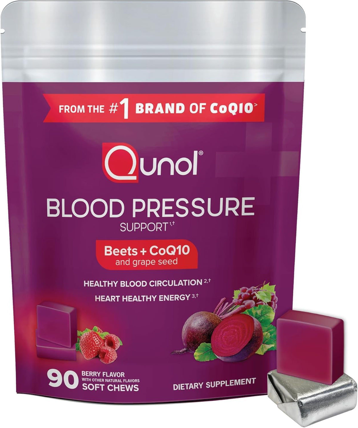Beet Root Chews with CoQ10, 90ct S86764