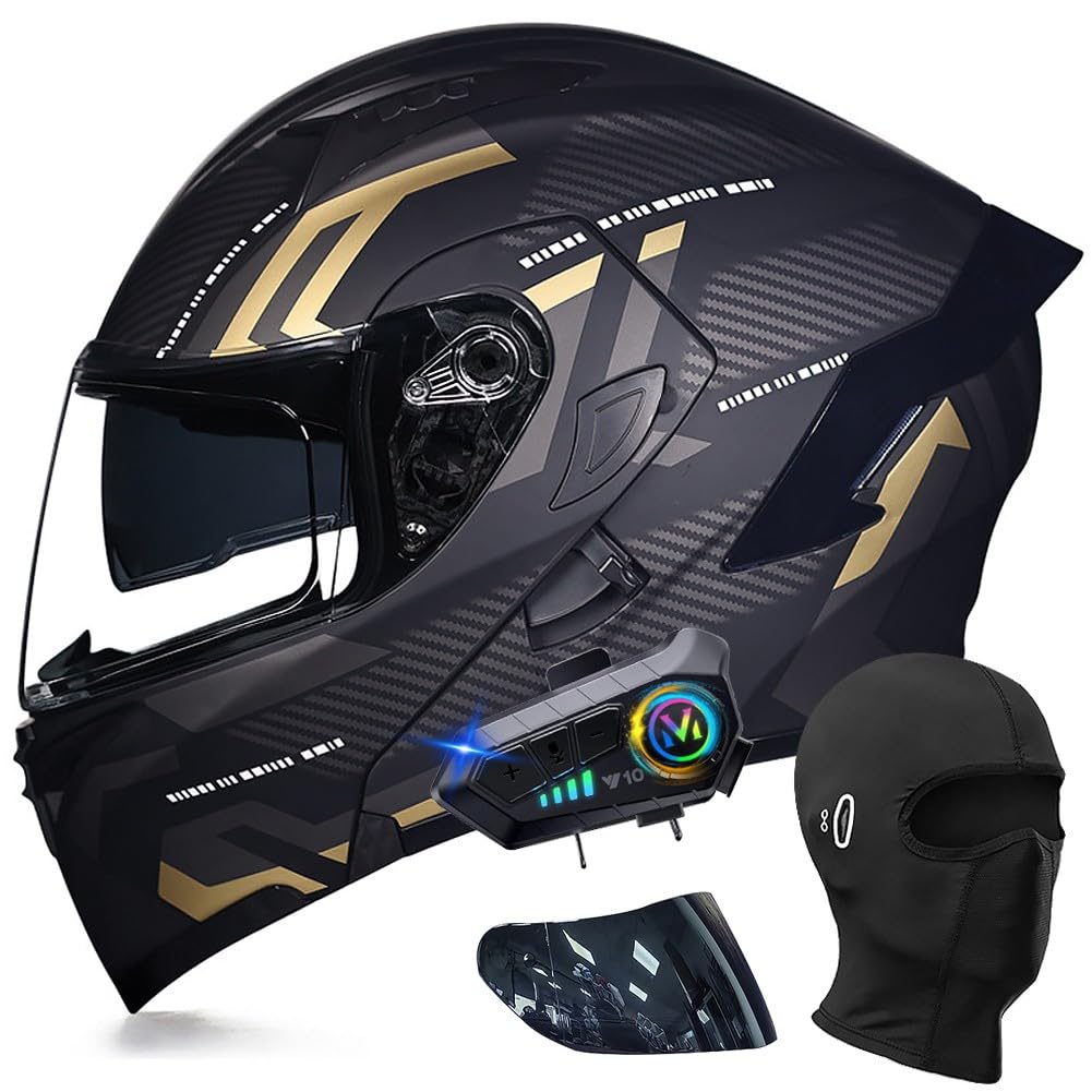 DOT Approved Flip Up Full Face Modular Motorcycle Helmet with Dual Visor G6028