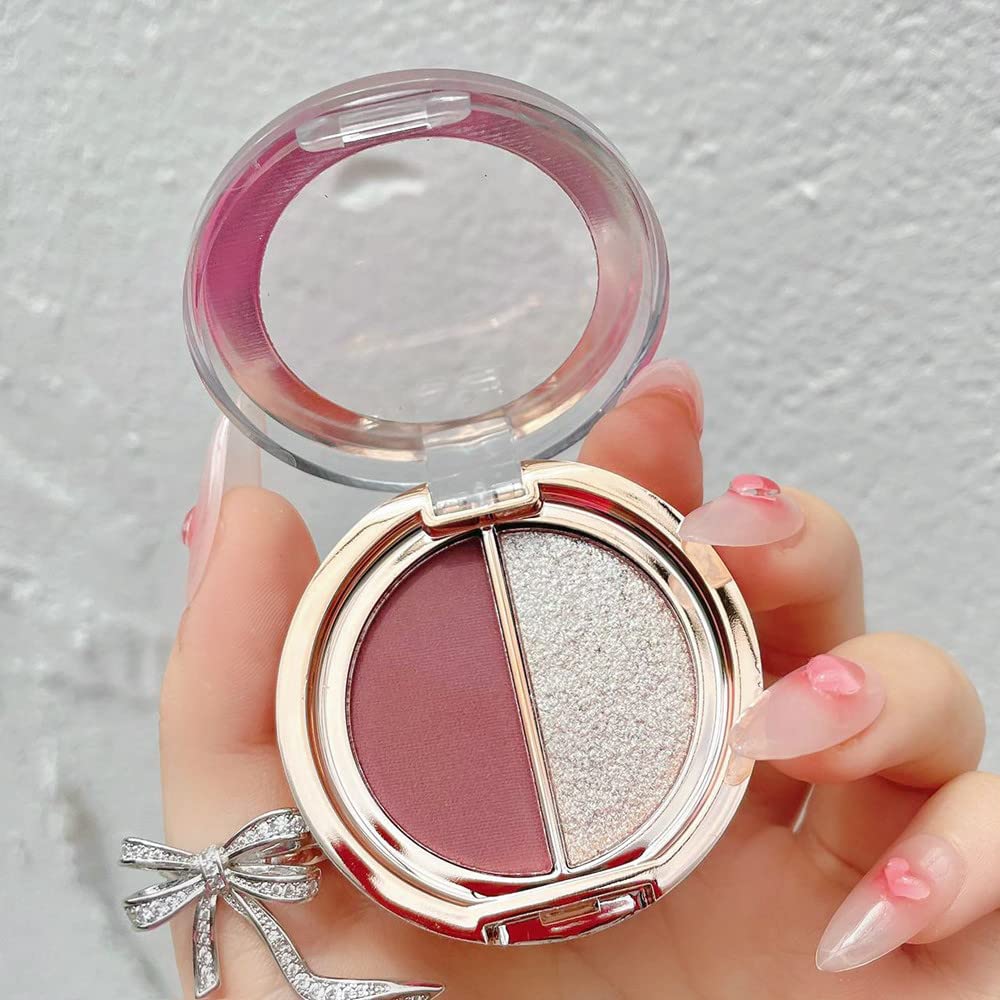 Double Color Matte Shimmer Metal Eye Shadow Powder B451