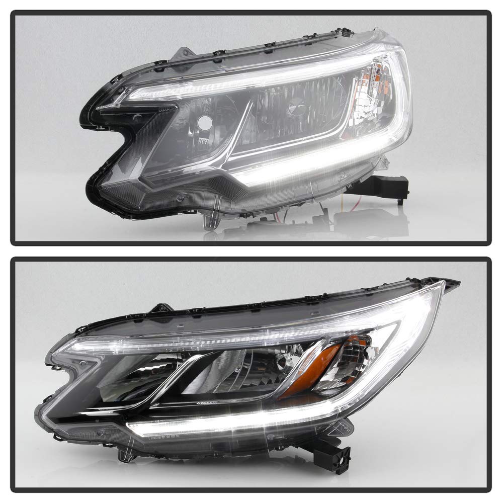 For 2015-2016 Honda CRV Halogen Type LED DRL Headlights Assembly Pair Set Left+Right Z826