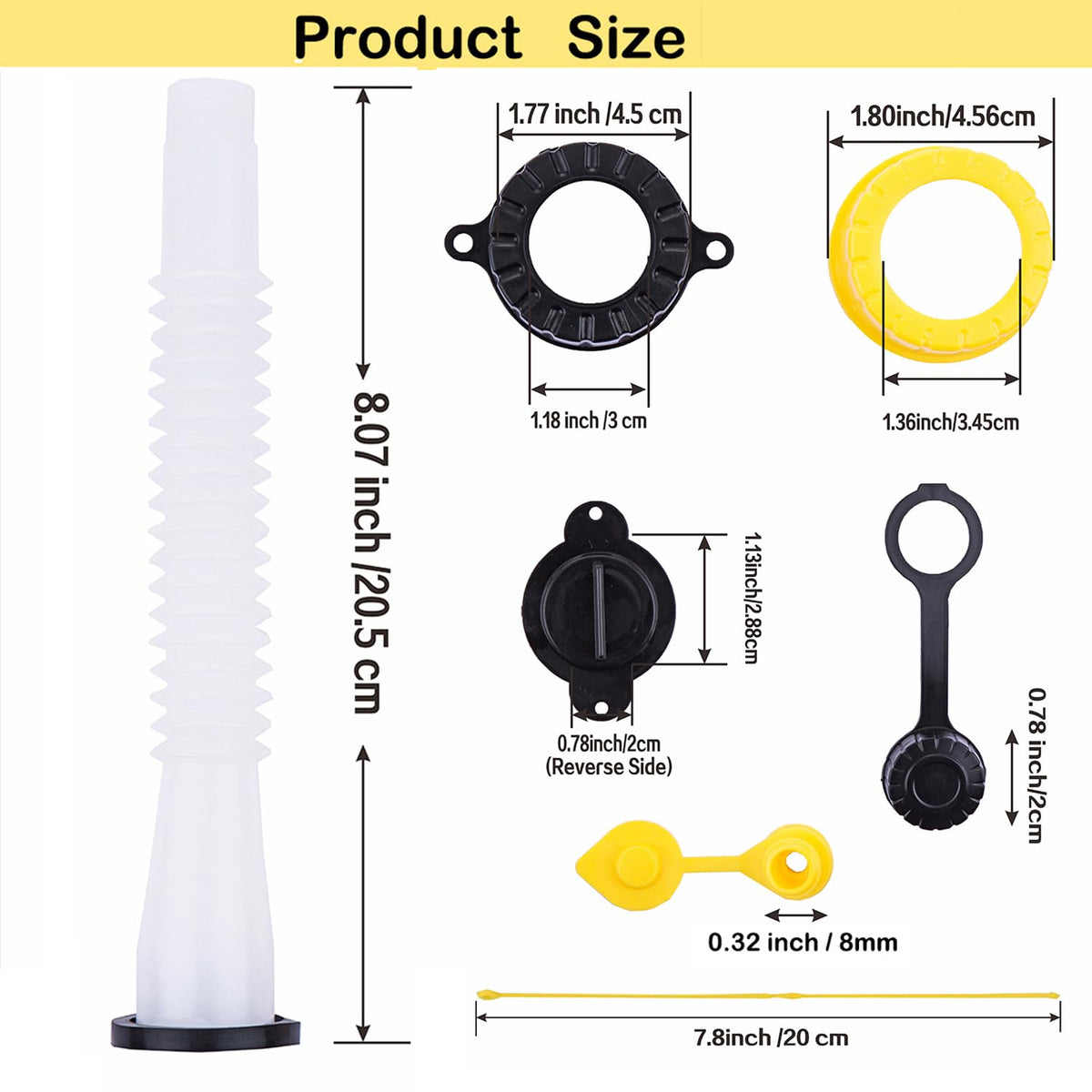 Gas Can Spouts Flexible Pour Nozzle U239697