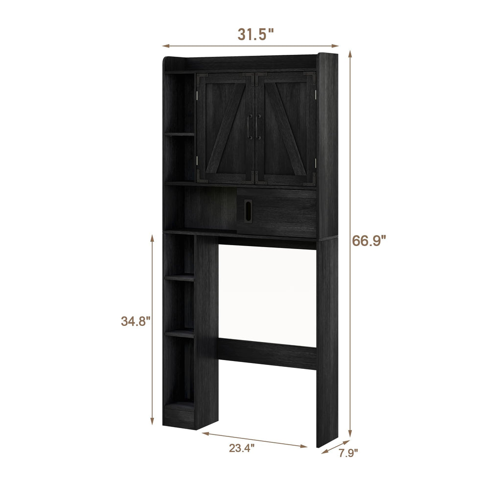 Over The Toilet Storage Cabinet with Sliding Door K23204