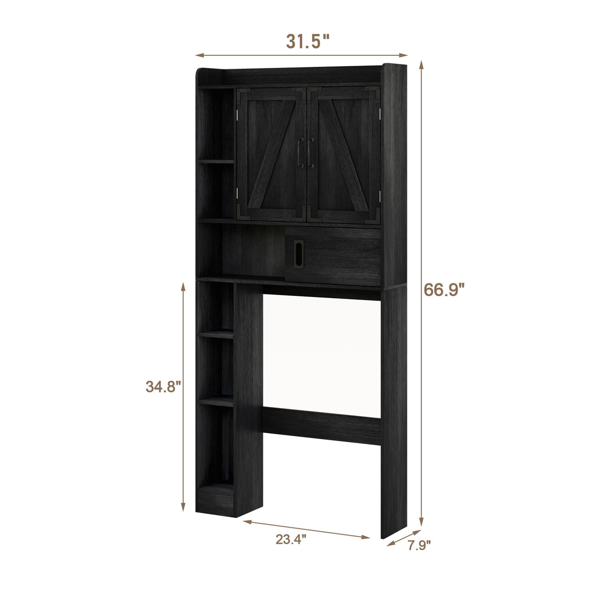 Over The Toilet Storage Cabinet with Sliding Door K23204