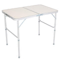 Folding Aluminum Camping Table White 3 FT G9004