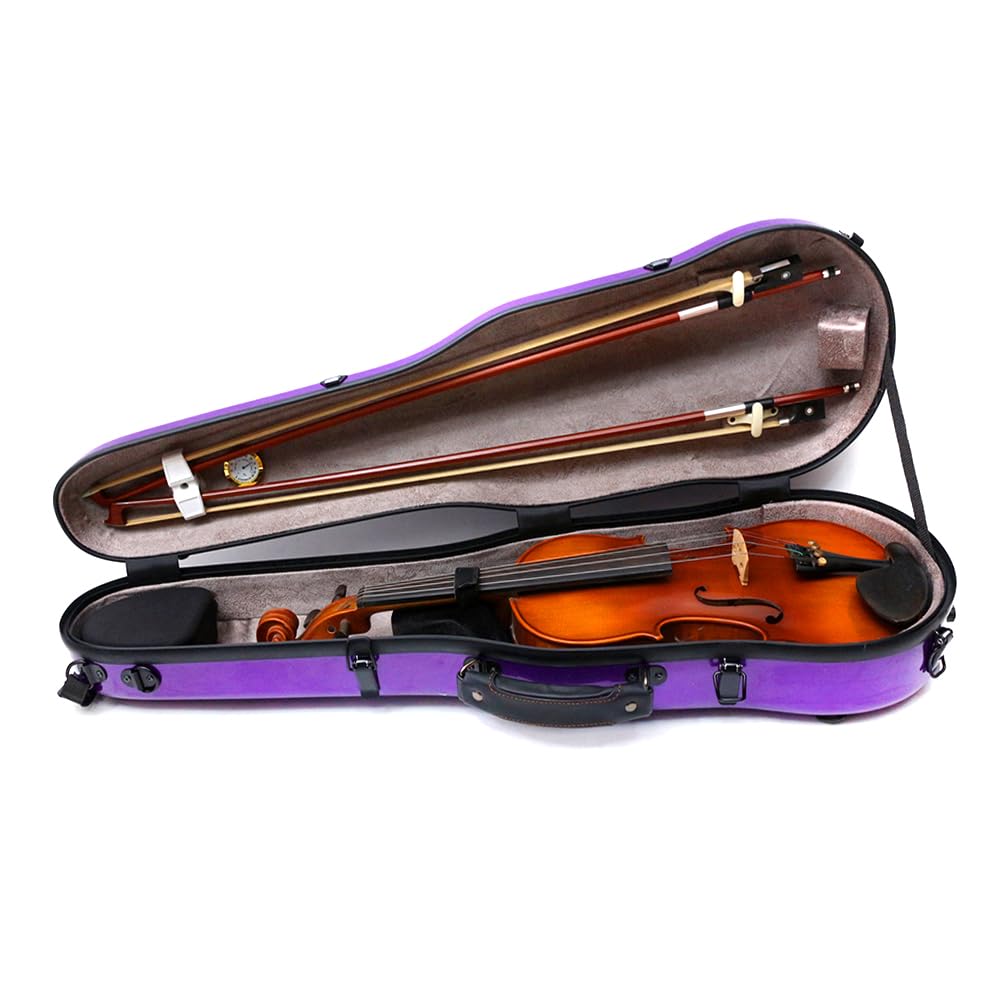 Carbon Fiber Violin Case 4/4 Full Size Purple B917465