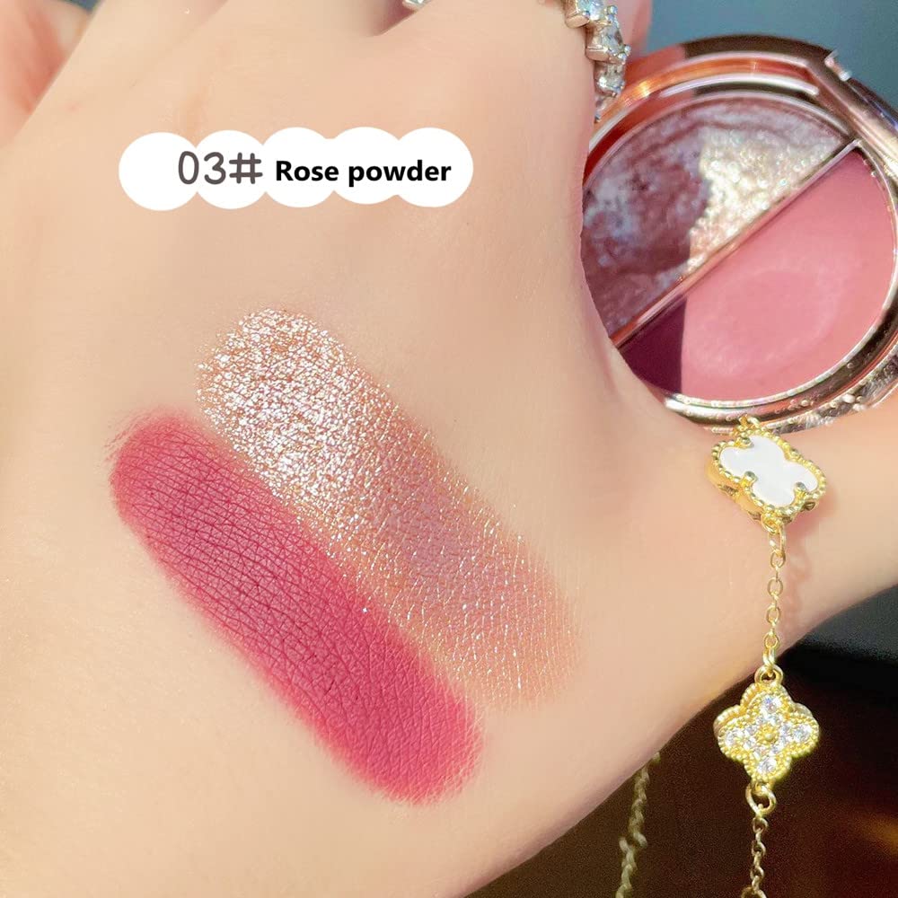 Double Color Matte Shimmer Metal Eye Shadow Powder B451