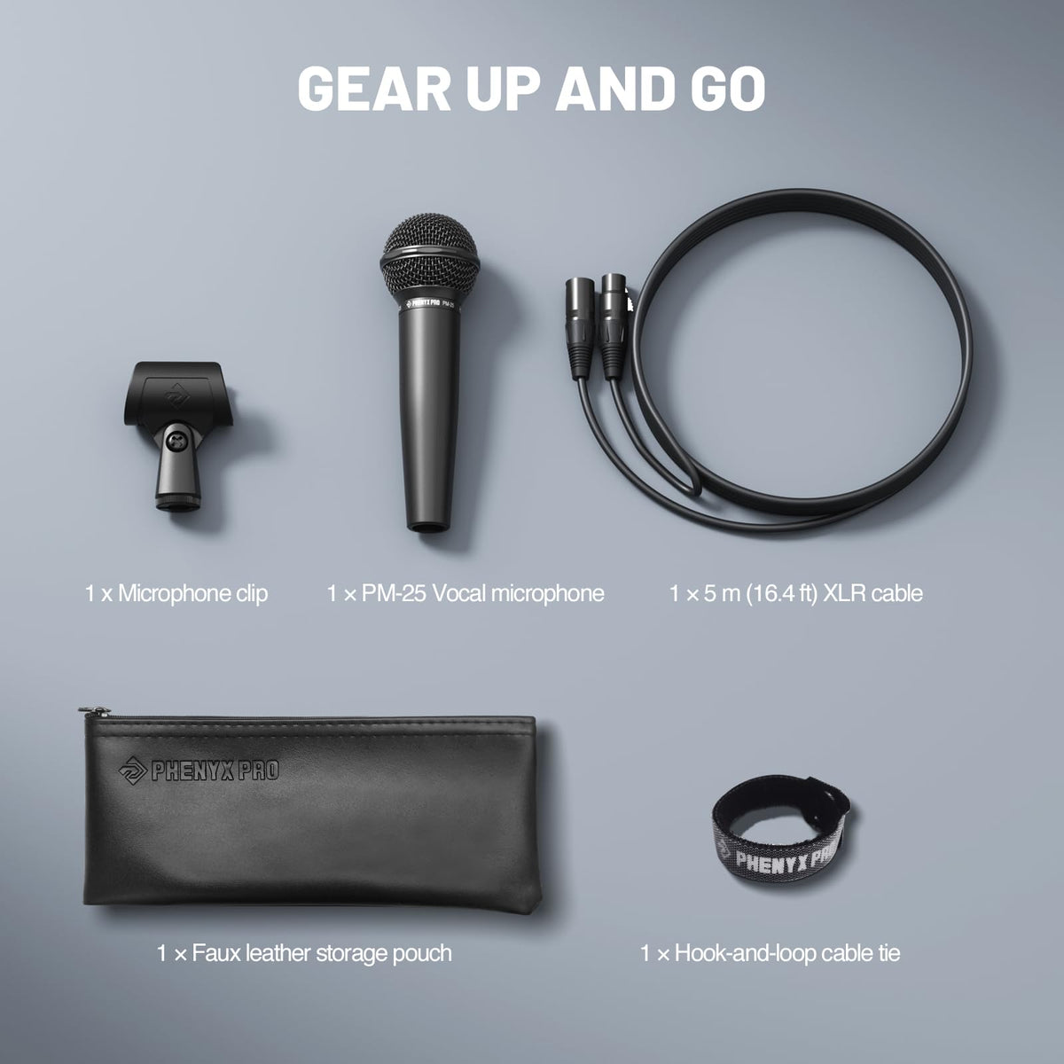 Cardioid Dynamic Wired XLR Microphone M61065