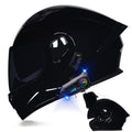 Modular Bluetooth Motorcycle Helmet DOT Approved Dual Visor Flip up Y57189