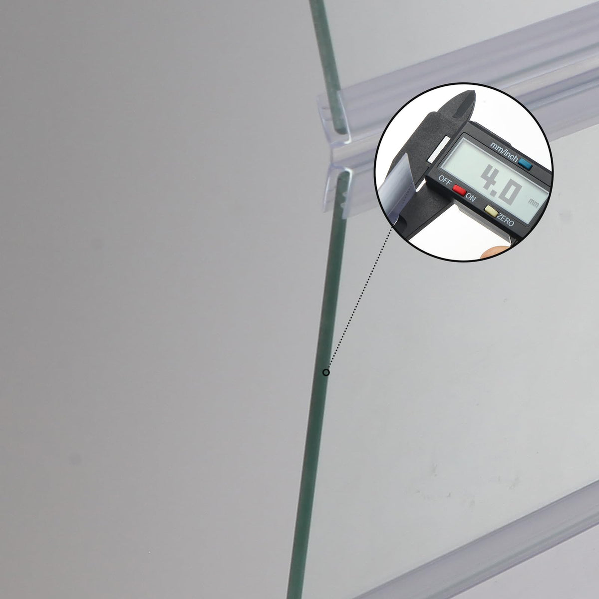 Clear Tempered Glass Canopy O91176