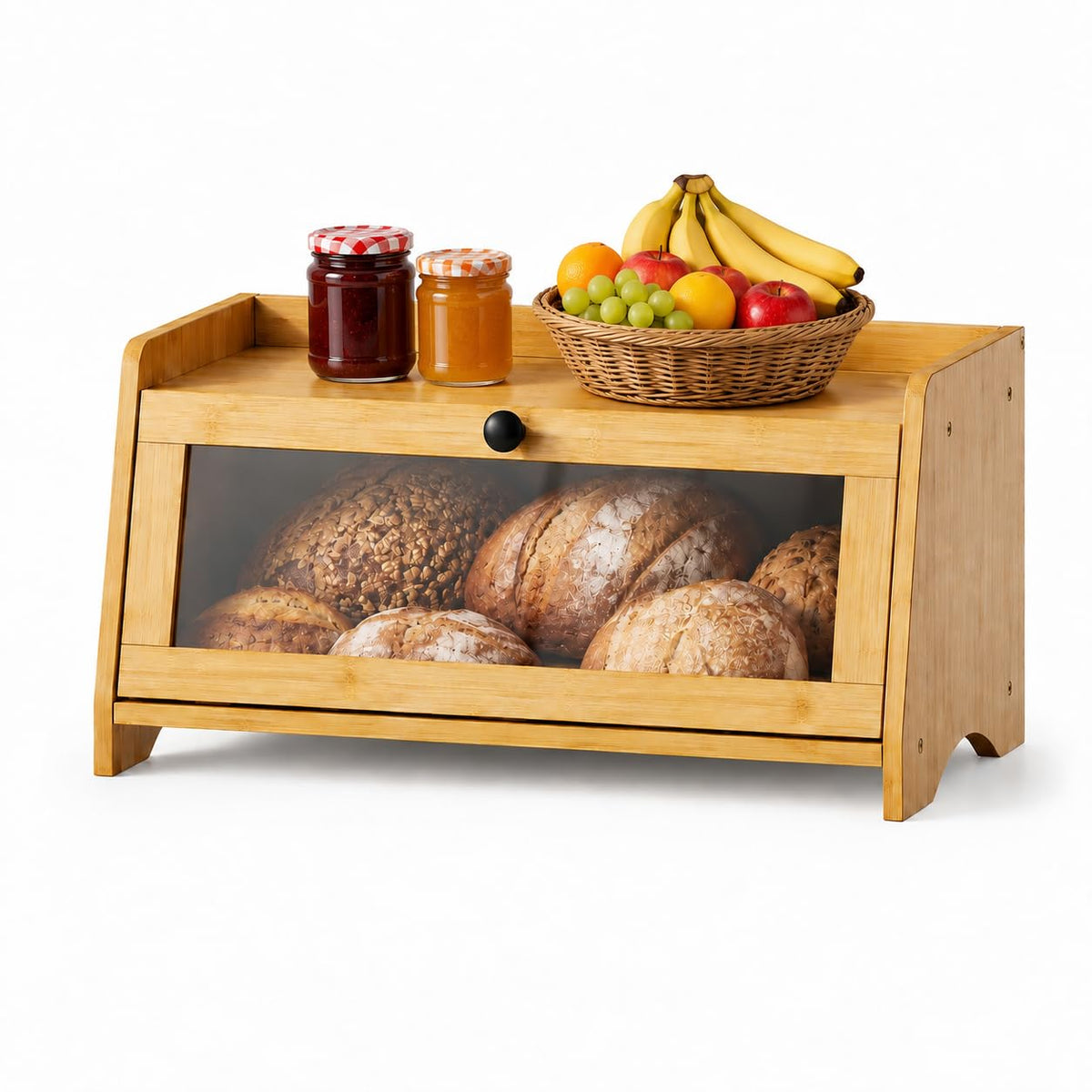 Bread Box with Top Shelf, 1 Tier R246124