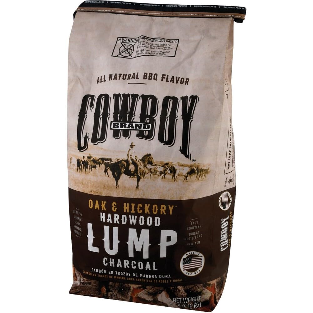 Hardwood Lump Charcoal, 18 lb L837