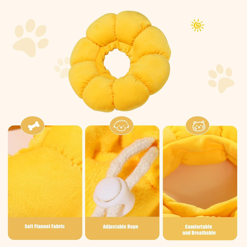 Soft Dog Cone for Dogs and Cats, Adjustable Dog Collar Alternative A461