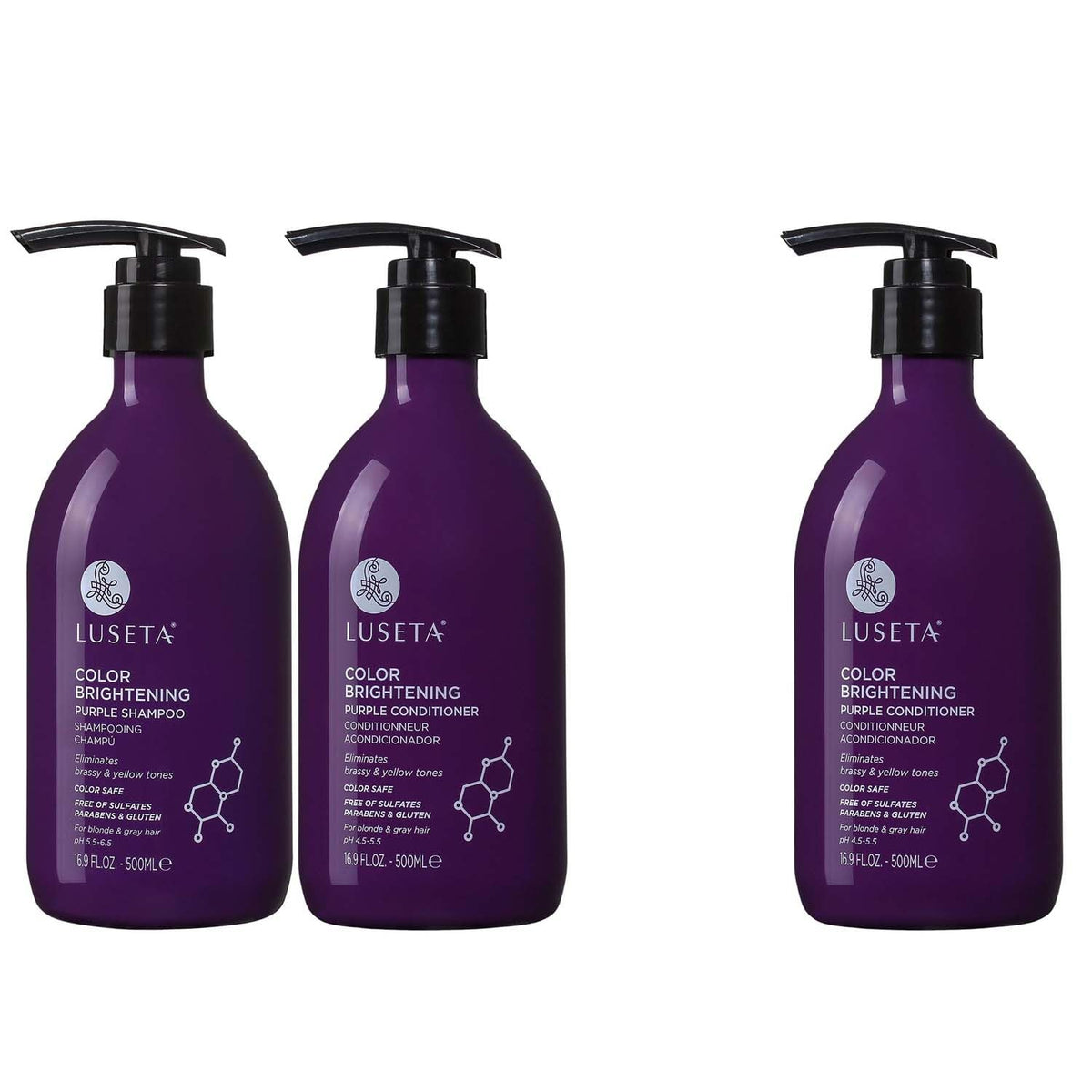Purple Shampoo & Conditioner Set 16.9 oz J979627