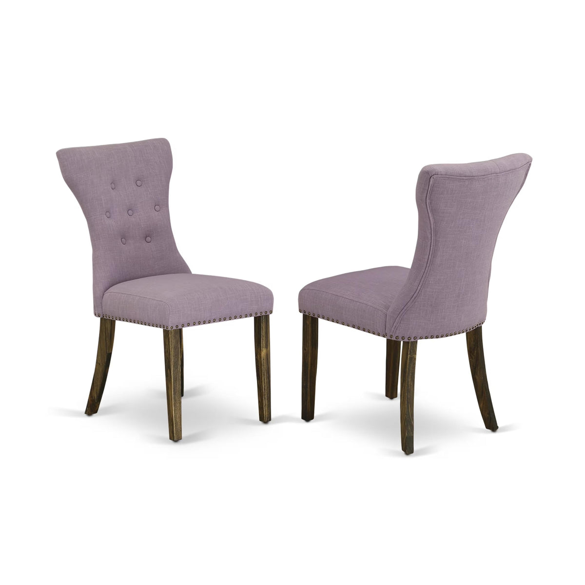9 Piece Walnut Dining Set with 8 Upholstered Chairs V534