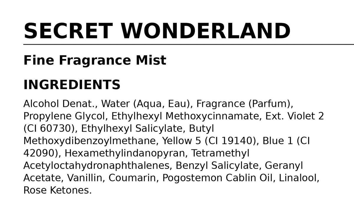 Fine Fragrance Mist 8 oz S85795