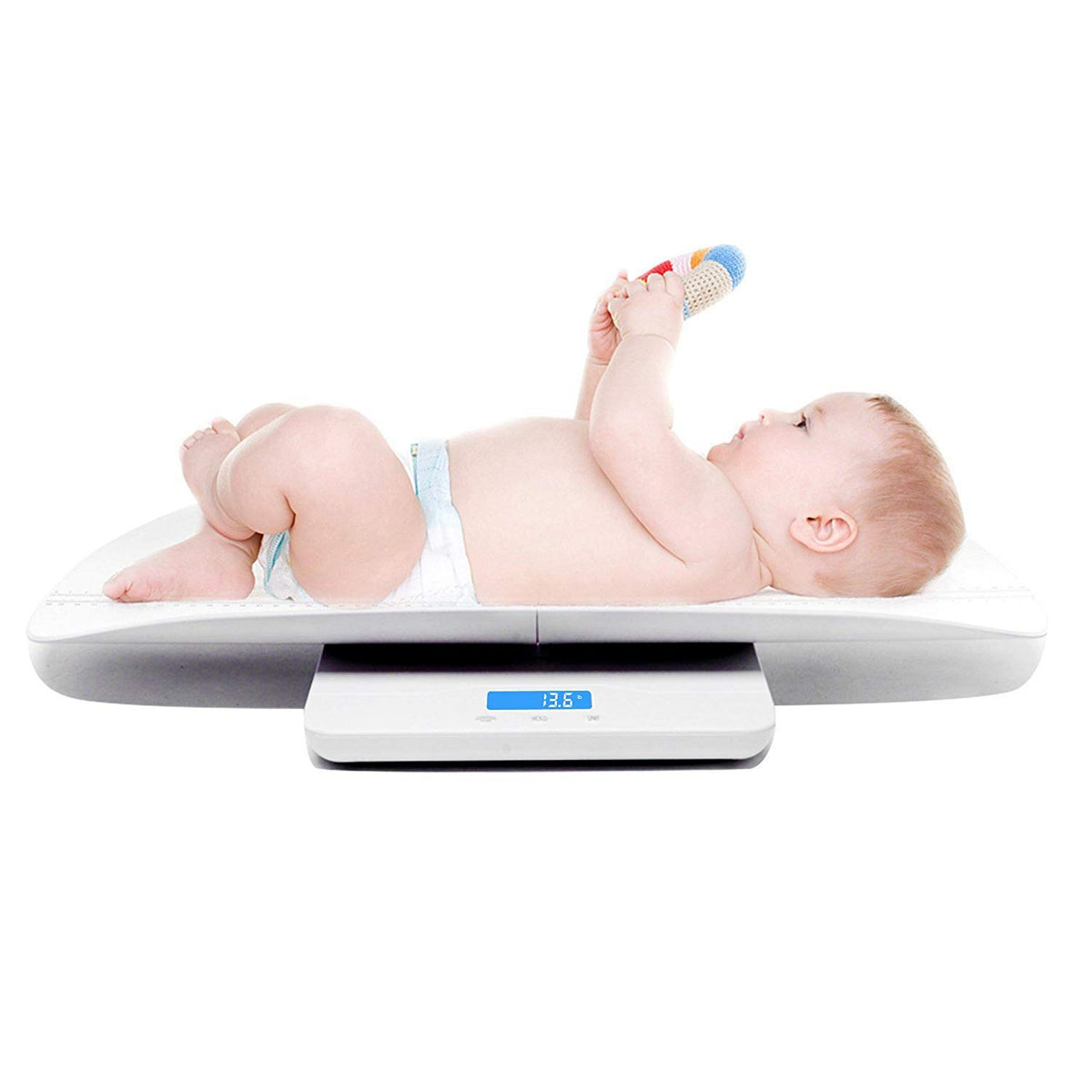 Digital Pet Scale with 3 Weighing Modes, Max 220 lbs, White D5174
