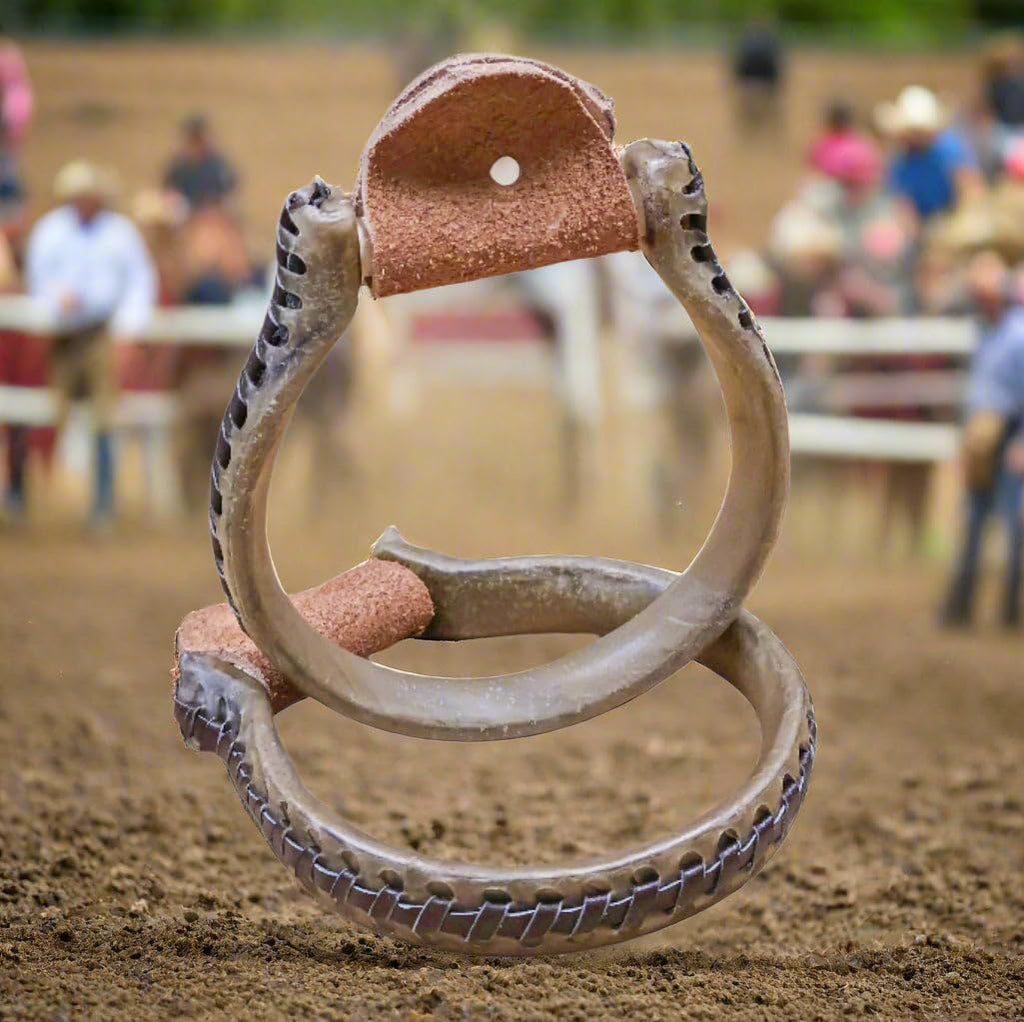 Oxbow Round Metal Western Stirrups Y4995