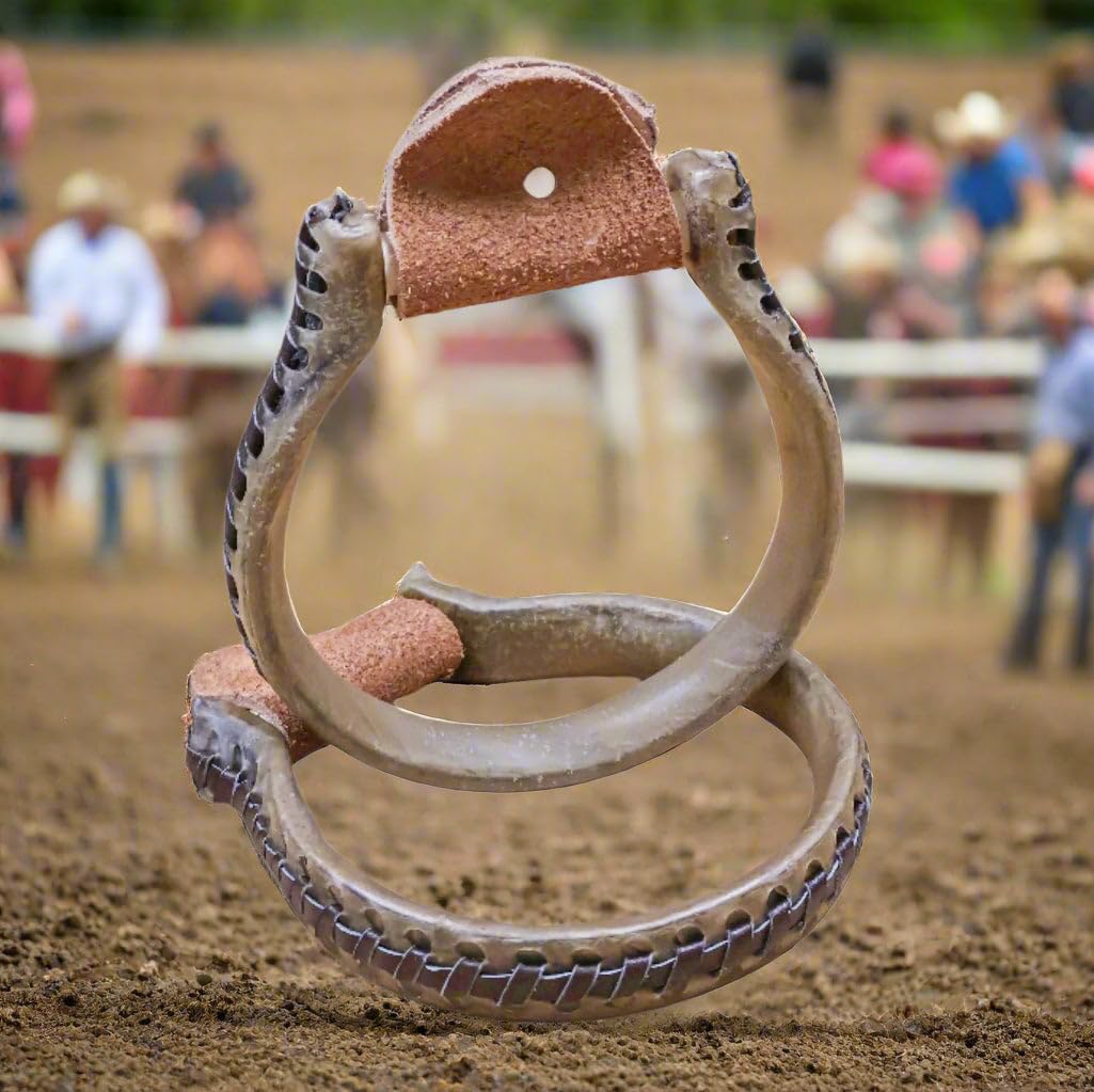Oxbow Round Metal Western Stirrups Y4995
