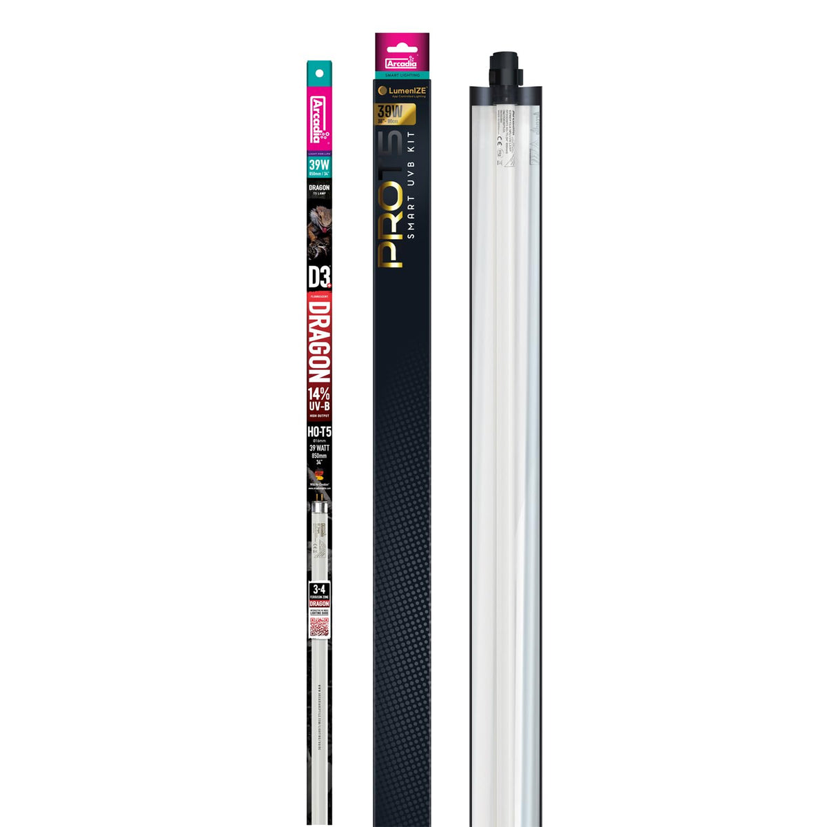 36" 39 Watts 14% UVB Reptile Light Fixture Kit J138936