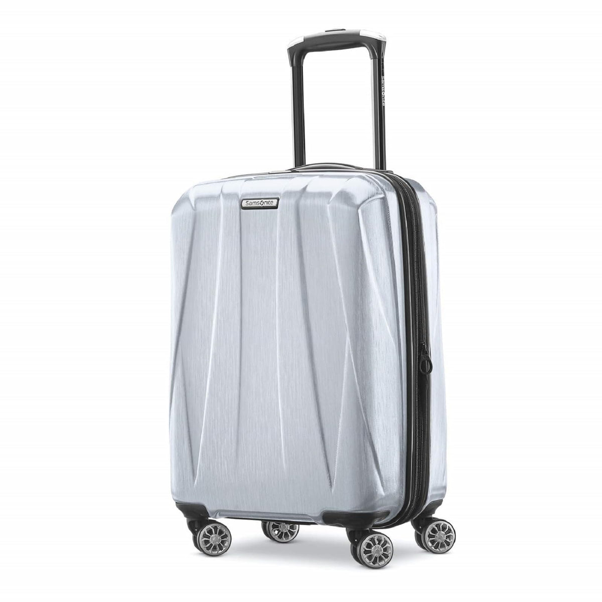 Hardside Expandable Spinner Luggage Silver Carry-On 20-Inch H33067