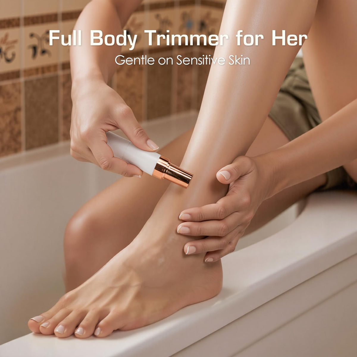 Women Face Epilator White T418