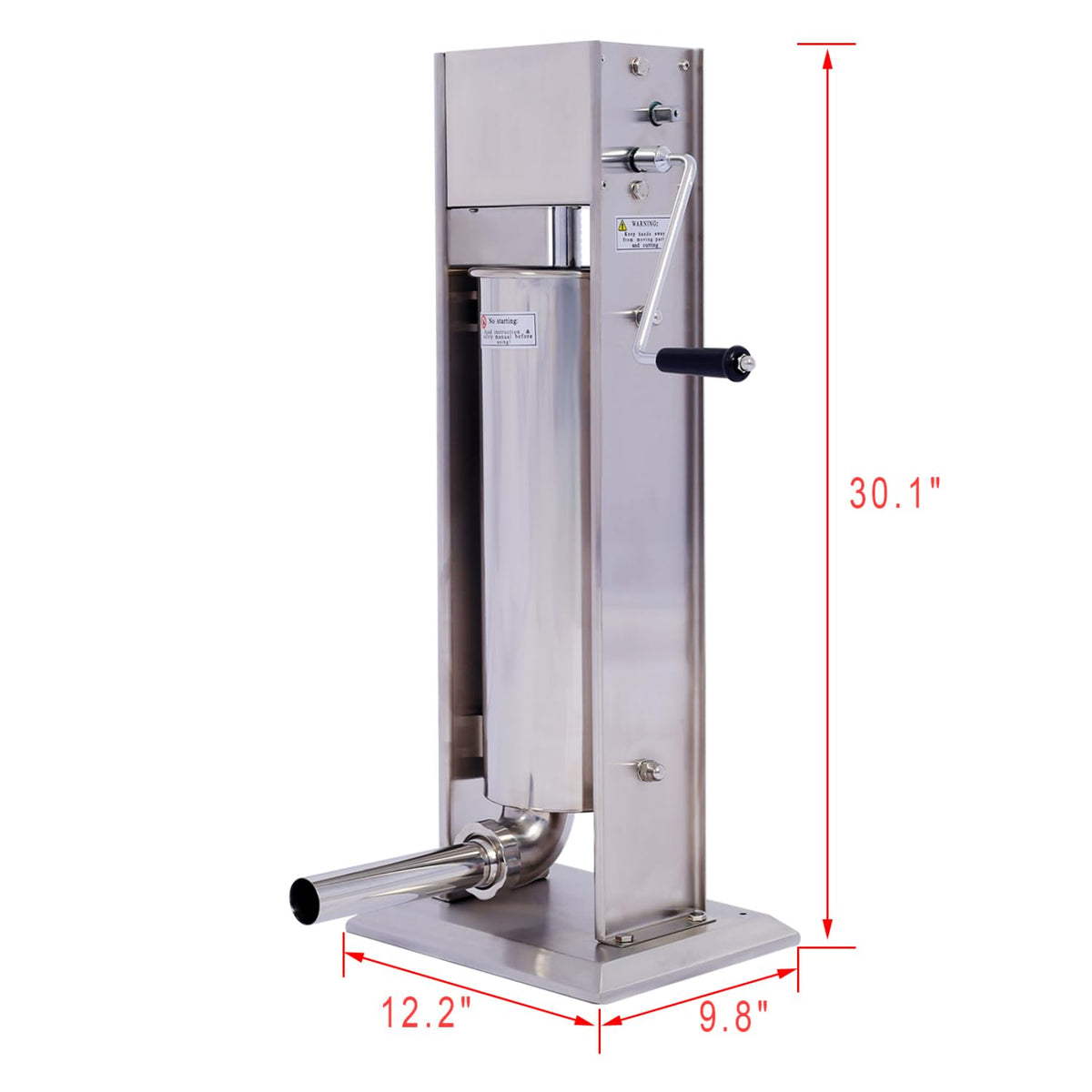 Stainless Steel 15LB Sausage Stuffer E3986