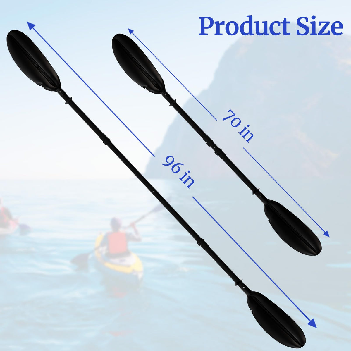Adjustable Kayak Paddle with Paddle Leash M985089