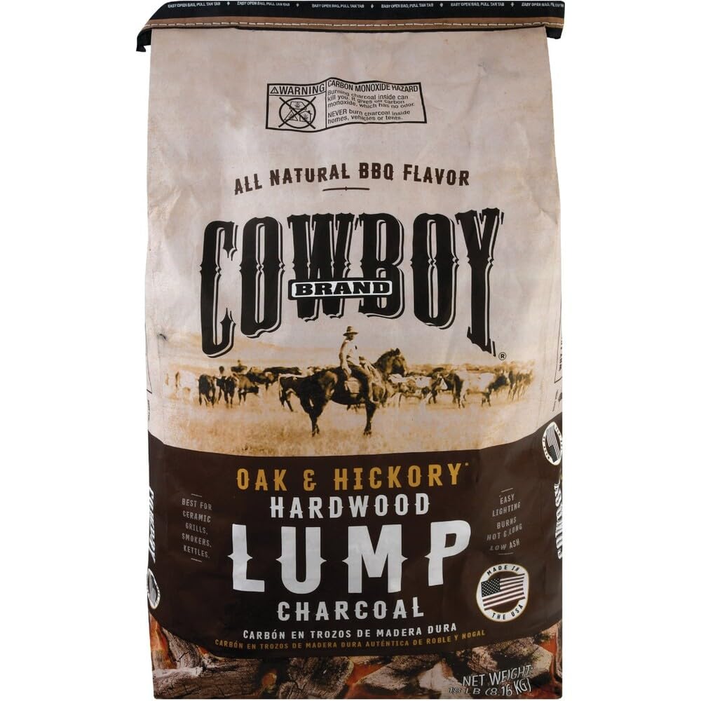 Hardwood Lump Charcoal, 18 lb L837