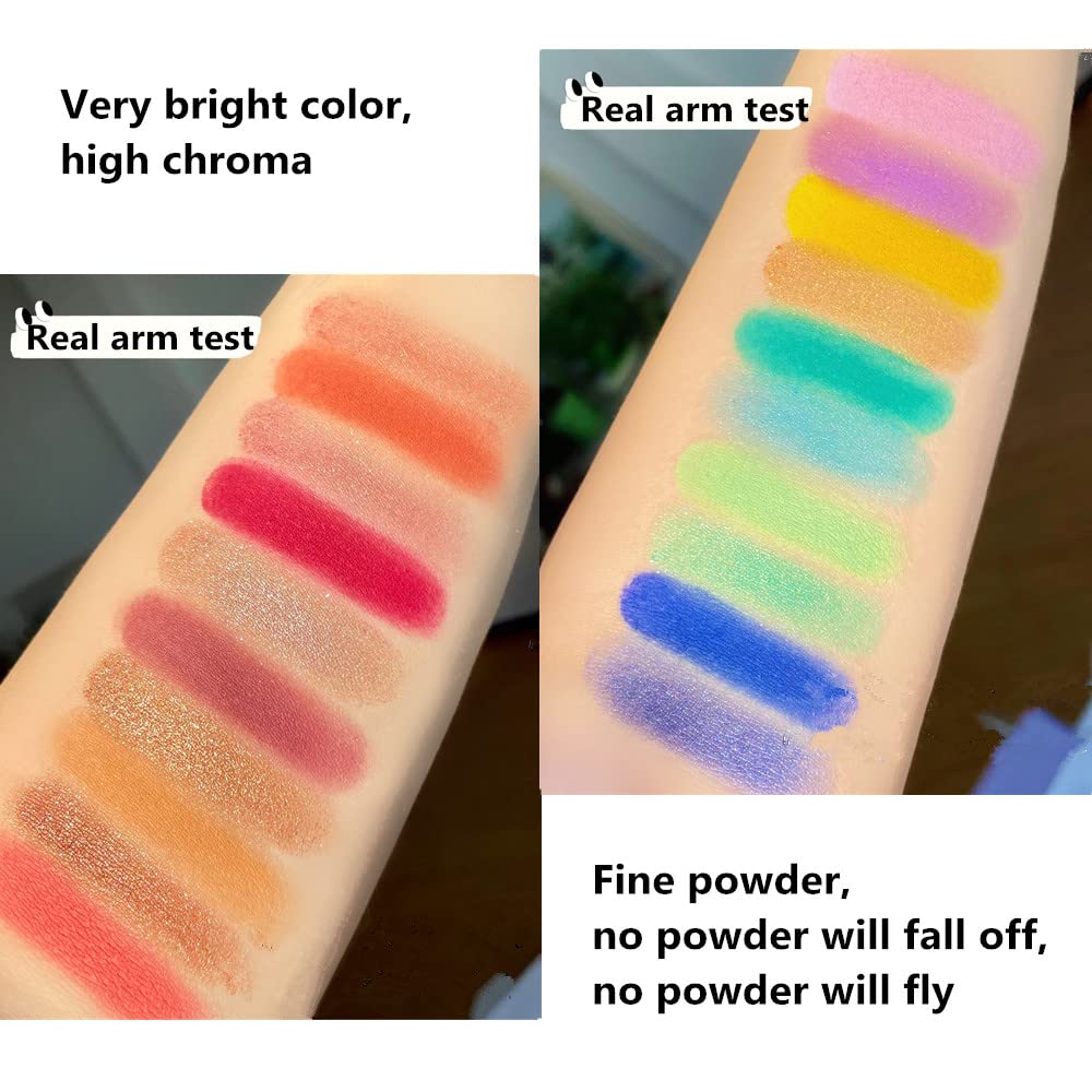 Double Color Matte Shimmer Metal Eye Shadow Powder B451