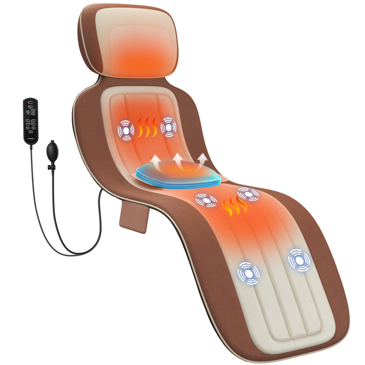 Full Body Massage Mat with 3 Heating Zones L148029