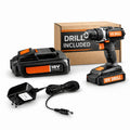 18V Replacement Battery and Charger Kit with 3/8" Cordless Drill P82483