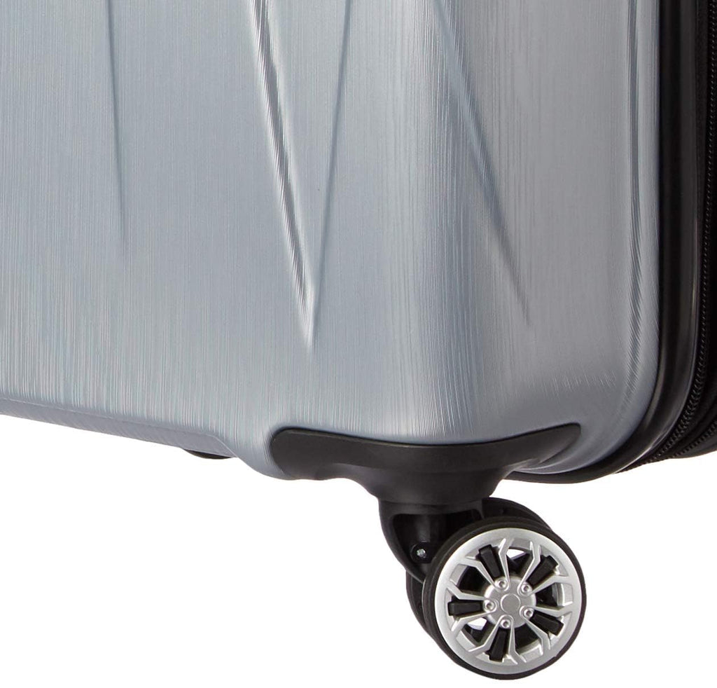 Hardside Expandable Spinner Luggage Silver Carry-On 20-Inch H33067