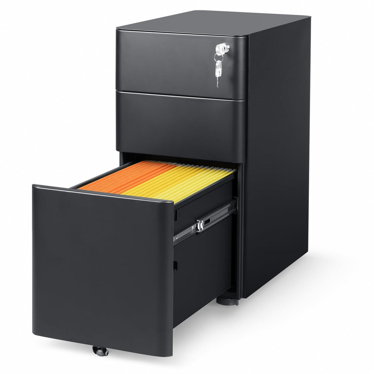 3 Drawer Mobile File Cabinet J570