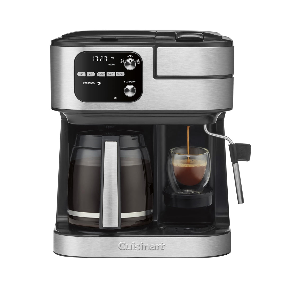 4-in-1 Coffee Maker with Three Brewing Sizes, Black K197315