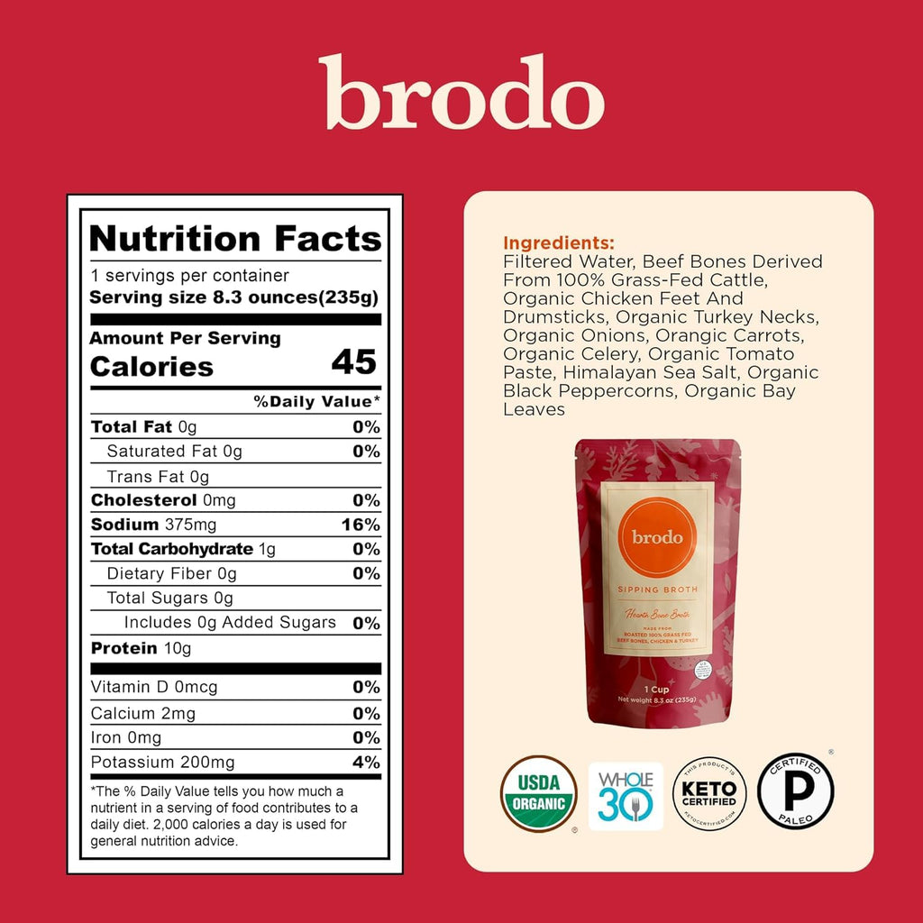 Bone Broth Variety Pack 4 x 25 oz I945