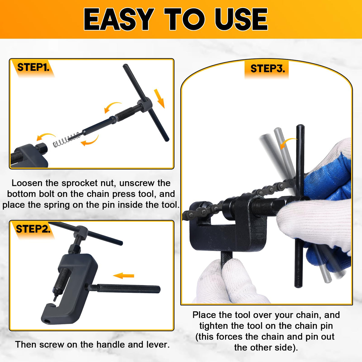 Motorcycle Chain Breaker Tool Kit Z33250