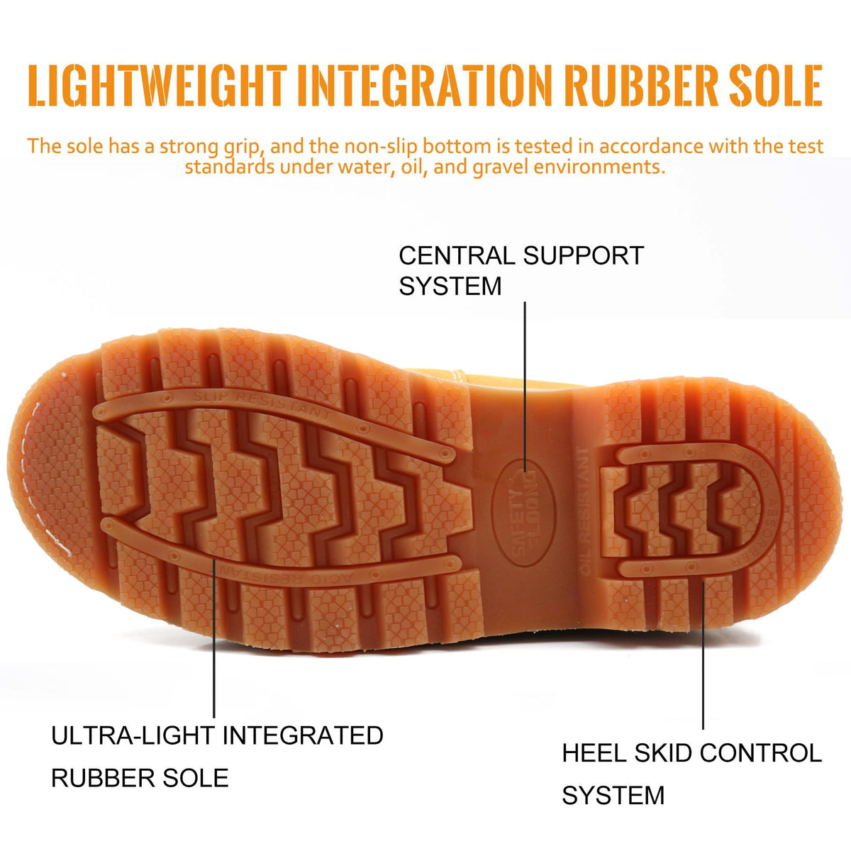 Soft Toe Waterproof Leather Work Boots H919876