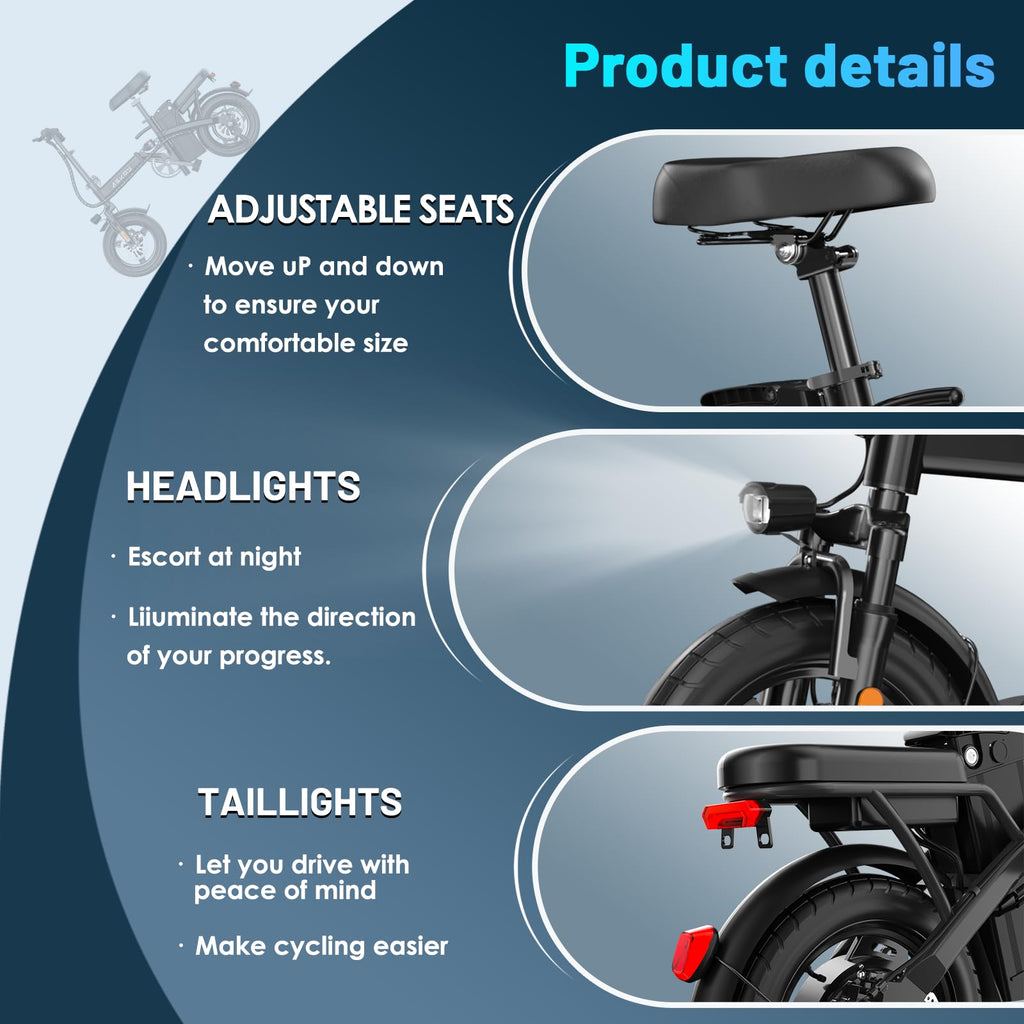 Folding Electric Bike 14" L259131
