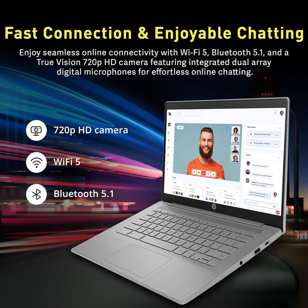 14" HD Chromebook, Quad-Core Celeron, 4GB RAM, 192GB Storage W114948