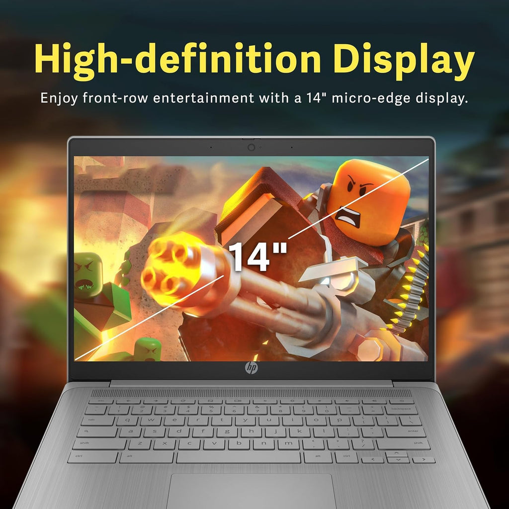 14" HD Chromebook, Quad-Core Celeron, 4GB RAM, 192GB Storage W114948
