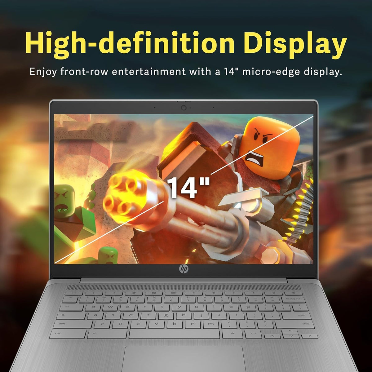 14" HD Chromebook, Quad-Core Celeron, 4GB RAM, 192GB Storage W114948