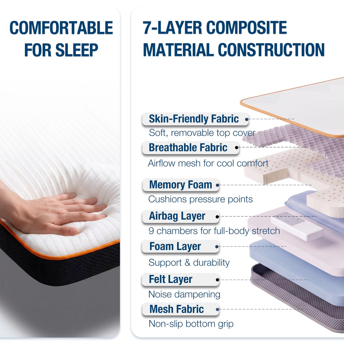 Twin XL Heating Massage Mat X511578
